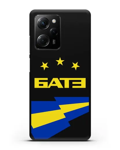 Чехол с символикой ФК БАТЭ силиконовый для Xiaomi Poco X5 Pro