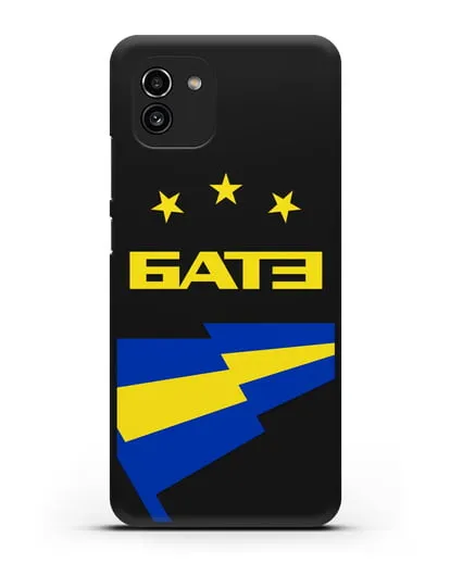 Чехол с символикой ФК БАТЭ силиконовый для Samsung Galaxy A03 [SM-A035]
