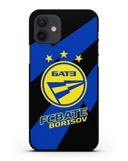 Чехол с логотипом ФК БАТЭ силиконовый для iPhone 12