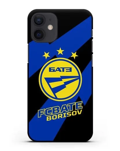 Чехол с логотипом ФК БАТЭ силиконовый для iPhone 12 mini