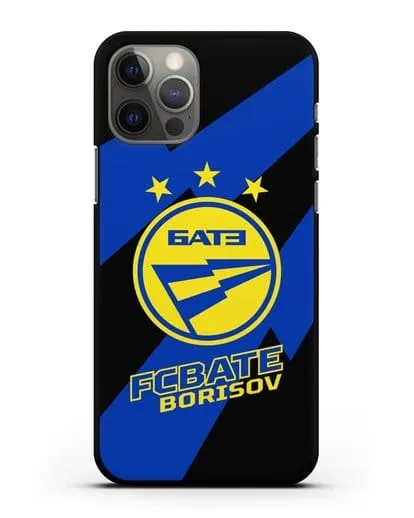 Чехол с логотипом ФК БАТЭ силиконовый для iPhone 12 Pro