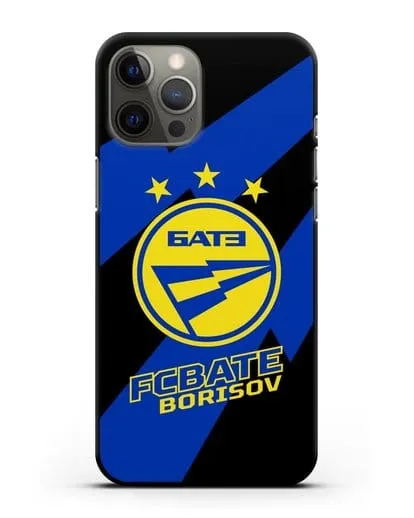 Чехол с логотипом ФК БАТЭ силиконовый для iPhone 12 Pro Max