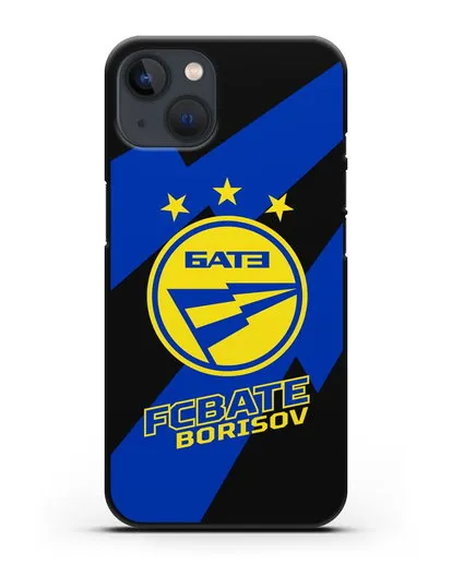 Чехол с логотипом ФК БАТЭ силиконовый для iPhone 13