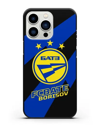 Чехол с логотипом ФК БАТЭ силиконовый для iPhone 13 Pro