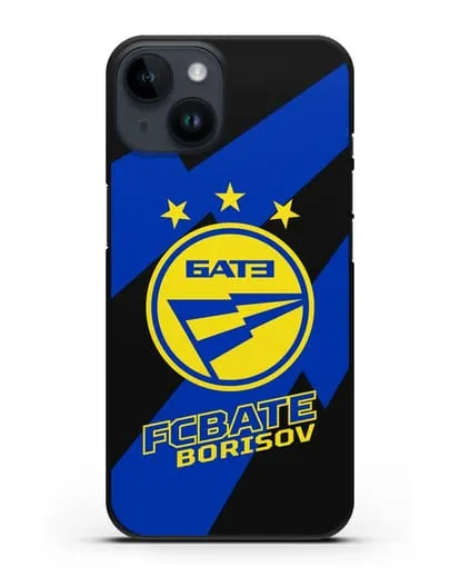 Чехол с логотипом ФК БАТЭ силиконовый для iPhone 14
