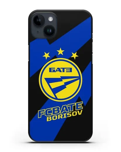 Чехол с логотипом ФК БАТЭ силиконовый для iPhone 14 Plus