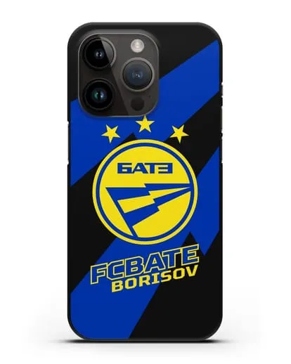 Чехол с логотипом ФК БАТЭ силиконовый для iPhone 14 Pro