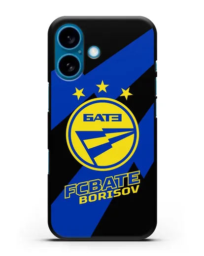 Чехол с логотипом ФК БАТЭ силиконовый для iPhone 16