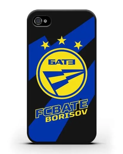 Чехол с логотипом ФК БАТЭ силиконовый для iPhone 4/4s