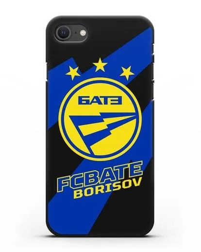 Чехол с логотипом ФК БАТЭ силиконовый для iPhone SE 2020