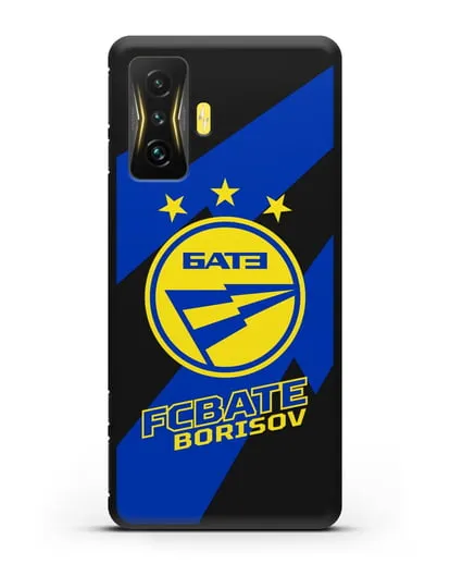 Чехол с логотипом ФК БАТЭ силиконовый для Xiaomi Poco F4 GT