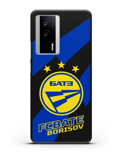 Чехол с логотипом ФК БАТЭ силиконовый для Xiaomi Poco F5 Pro