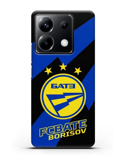 Чехол с логотипом ФК БАТЭ силиконовый для Xiaomi Poco X6