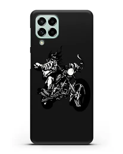 Чехол с изображением Байкер силиконовый для Samsung Galaxy M53 [SM-M536]