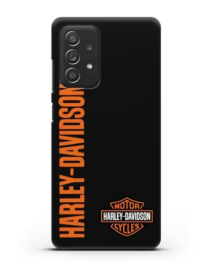 Чехол с надписью Harley-Davidson и логотипом силиконовый для Samsung Galaxy A53