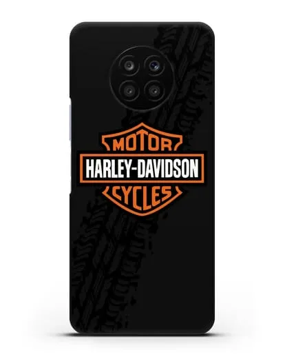 Чехол с логотипом Harley-Davidson и протектором шин силиконовый для Honor 50 lite