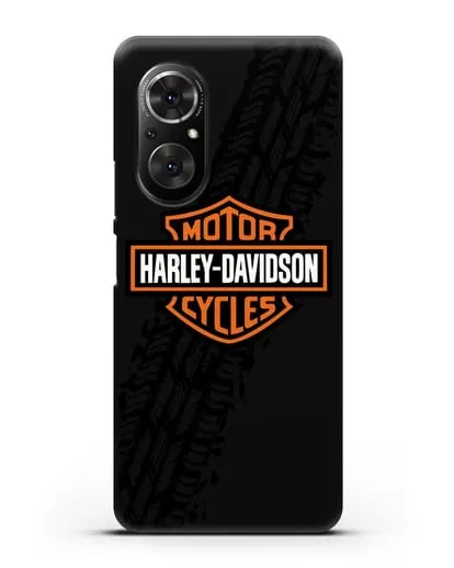 Чехол с логотипом Harley-Davidson и протектором шин силиконовый для Honor 50 SE