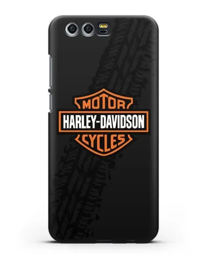 Чехол с логотипом Harley-Davidson и протектором шин силиконовый для Honor 9