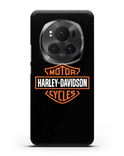 Чехол с логотипом Harley-Davidson и протектором шин силиконовый для Honor Magic 6 Pro