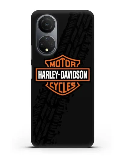 Чехол с логотипом Harley-Davidson и протектором шин силиконовый для Honor X7
