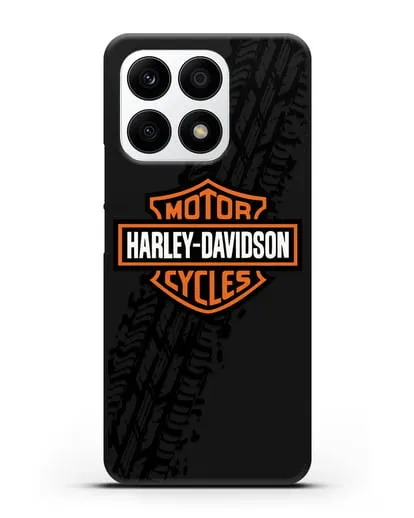 Чехол с логотипом Harley-Davidson и протектором шин силиконовый для Honor X8a