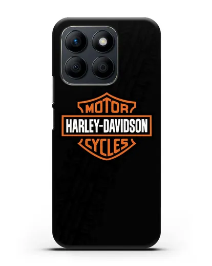 Чехол с логотипом Harley-Davidson и протектором шин силиконовый для Honor X8b