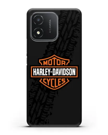 Чехол с логотипом Harley-Davidson и протектором шин силиконовый для Honor X5