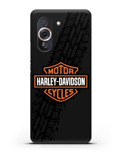 Чехол с логотипом Harley-Davidson и протектором шин силиконовый для Huawei Nova 10 Pro