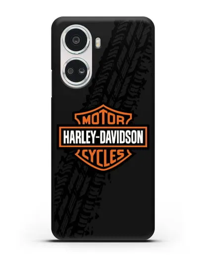 Чехол с логотипом Harley-Davidson и протектором шин силиконовый для Huawei Nova 10 SE