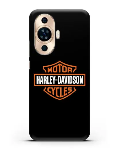 Чехол с логотипом Harley-Davidson и протектором шин силиконовый для Huawei Nova 11