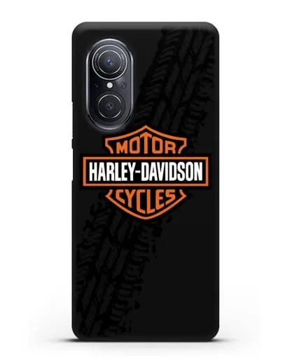 Чехол с логотипом Harley-Davidson и протектором шин силиконовый для Huawei Nova 9 SE
