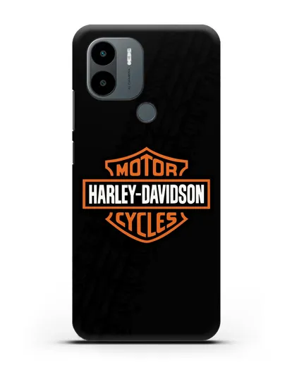 Чехол с логотипом Harley-Davidson и протектором шин силиконовый для Xiaomi Poco C51
