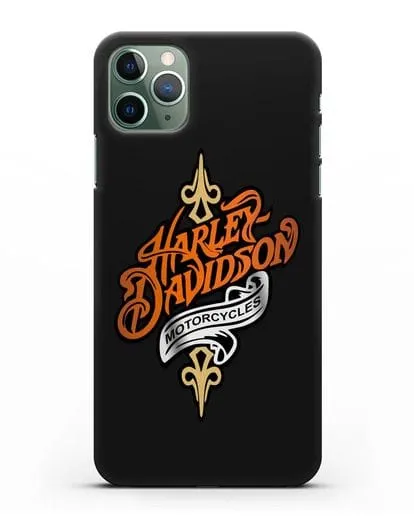 Чехол с надписью Harley-Davidson Motorcycles силиконовый для iPhone 11 Pro