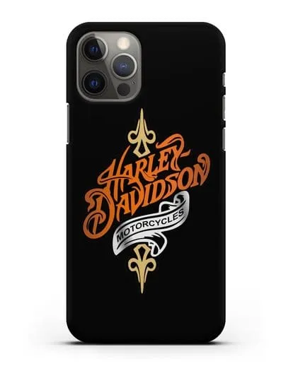 Чехол с надписью Harley-Davidson Motorcycles силиконовый для iPhone 12 Pro