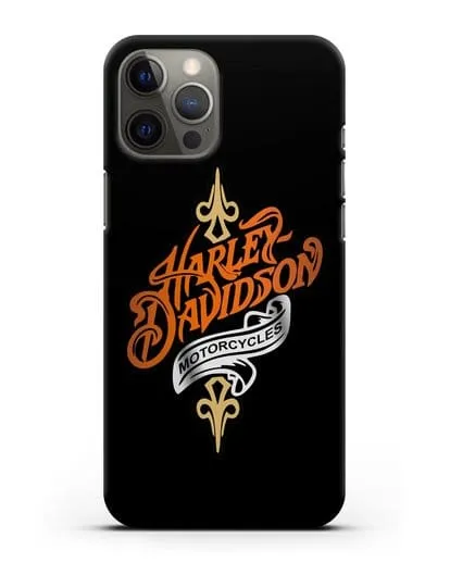 Чехол с надписью Harley-Davidson Motorcycles силиконовый для iPhone 12 Pro Max