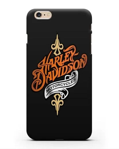 Чехол с надписью Harley-Davidson Motorcycles силиконовый для iPhone 6s Plus