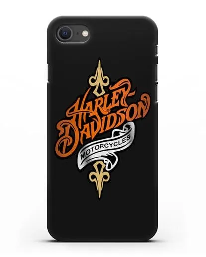 Чехол с надписью Harley-Davidson Motorcycles силиконовый для iPhone SE 2020