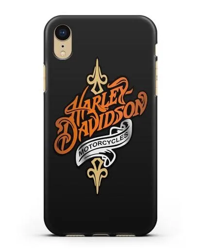 Чехол с надписью Harley-Davidson Motorcycles силиконовый для iPhone XR