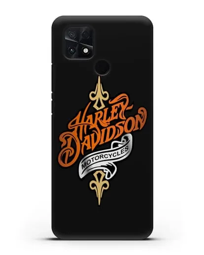 Чехол с надписью Harley-Davidson Motorcycles силиконовый для Xiaomi Poco C40