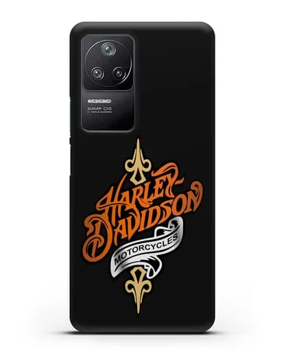 Чехол с надписью Harley-Davidson Motorcycles силиконовый для Xiaomi Poco F4