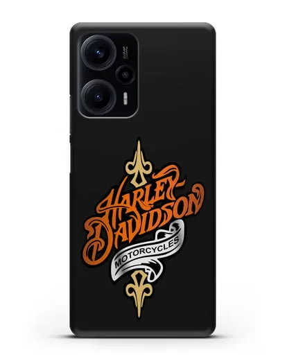 Чехол с надписью Harley-Davidson Motorcycles силиконовый для Xiaomi Poco F5