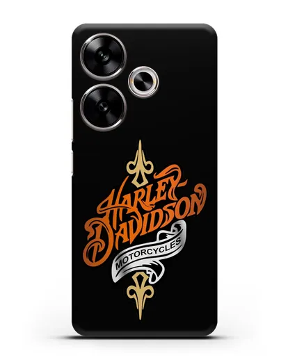 Чехол с надписью Harley-Davidson Motorcycles силиконовый для Xiaomi Poco F6