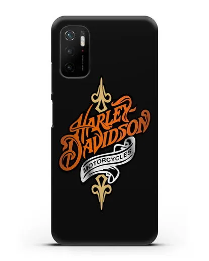Чехол с надписью Harley-Davidson Motorcycles силиконовый для Xiaomi Poco M3 Pro