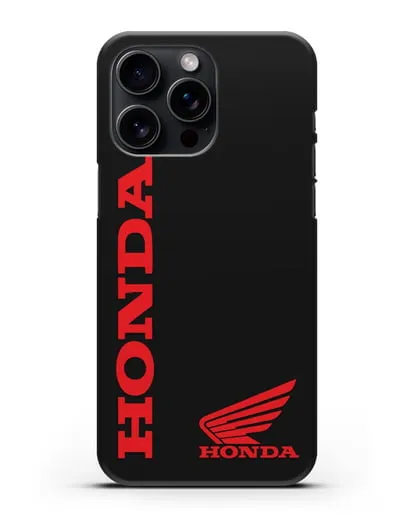 Чехол с логотипом Honda Motorcycles силиконовый для iPhone 15 Pro Max