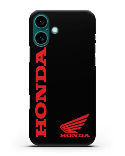 Чехол с логотипом Honda Motorcycles силиконовый для iPhone 16 Plus