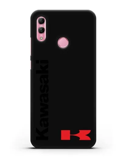 Чехол с надписью Kawasaki и логотипом силиконовый для Honor 10 Lite