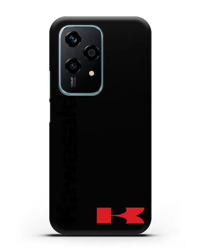 Чехол с надписью Kawasaki и логотипом силиконовый для Honor 200 Lite