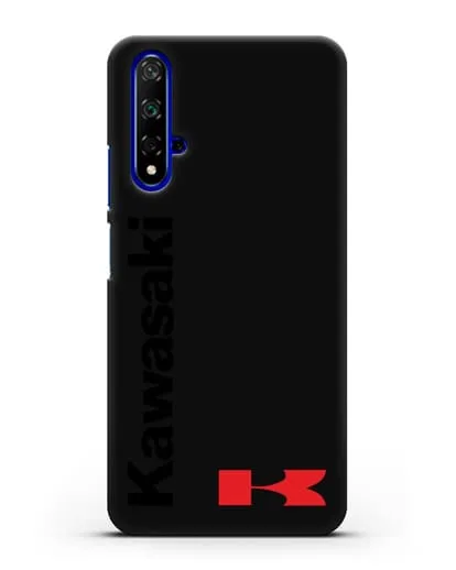 Чехол с надписью Kawasaki и логотипом силиконовый для Honor 20