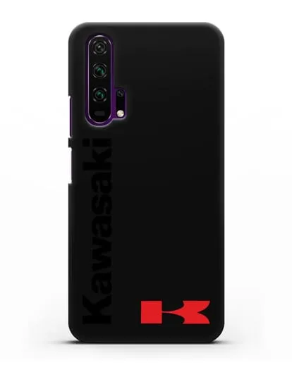 Чехол с надписью Kawasaki и логотипом силиконовый для Honor 20 Pro