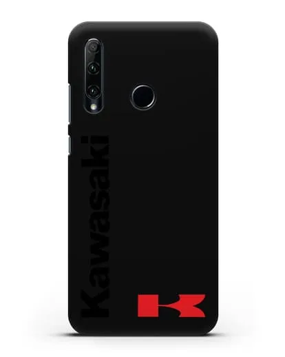 Чехол с надписью Kawasaki и логотипом силиконовый для Honor 20e